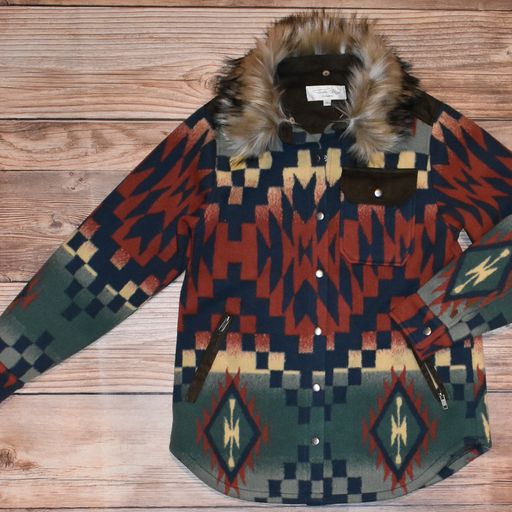 Blue Ridge Shirt Jacket by Tasha Polizzi