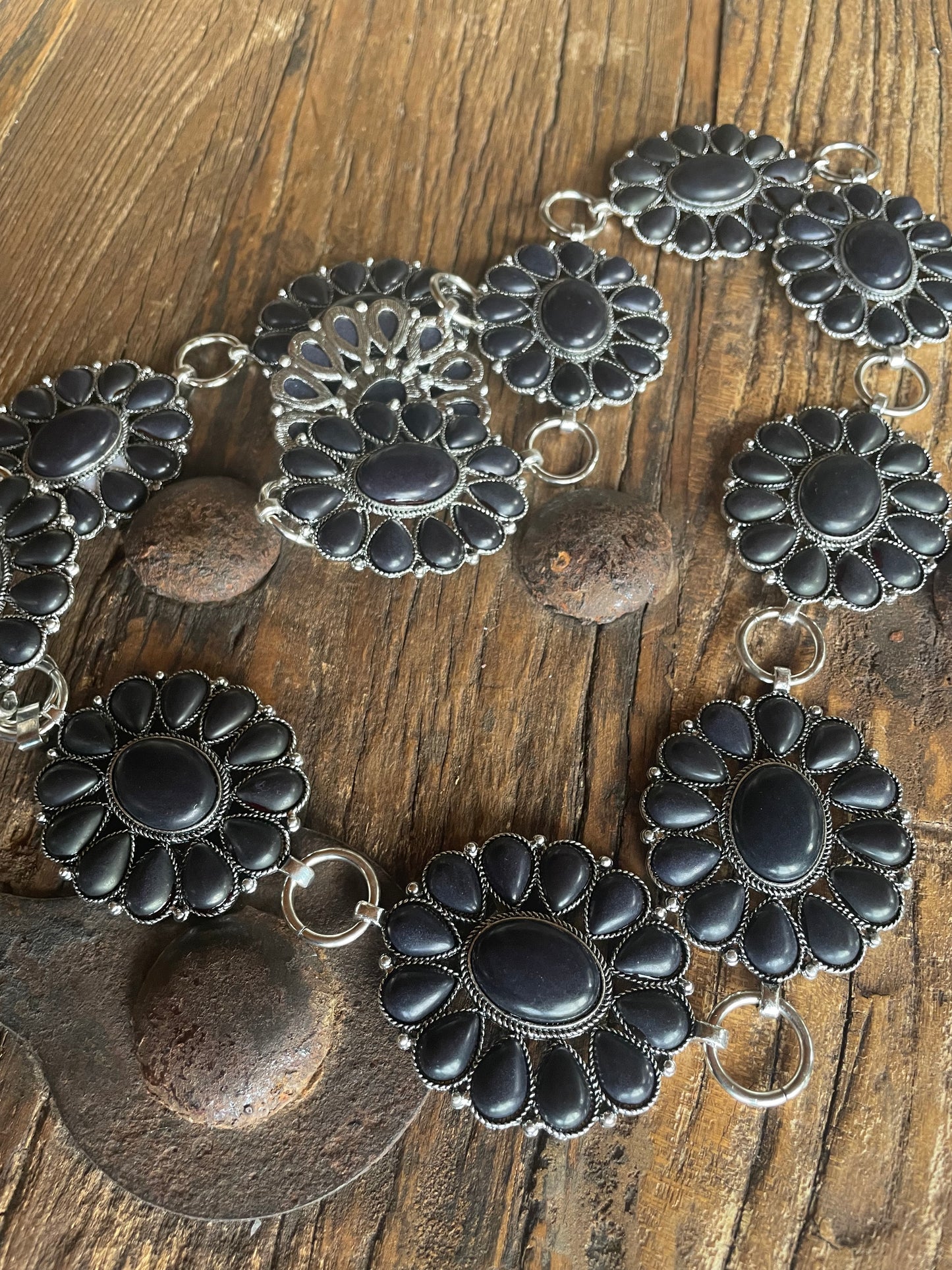 Black concho belt