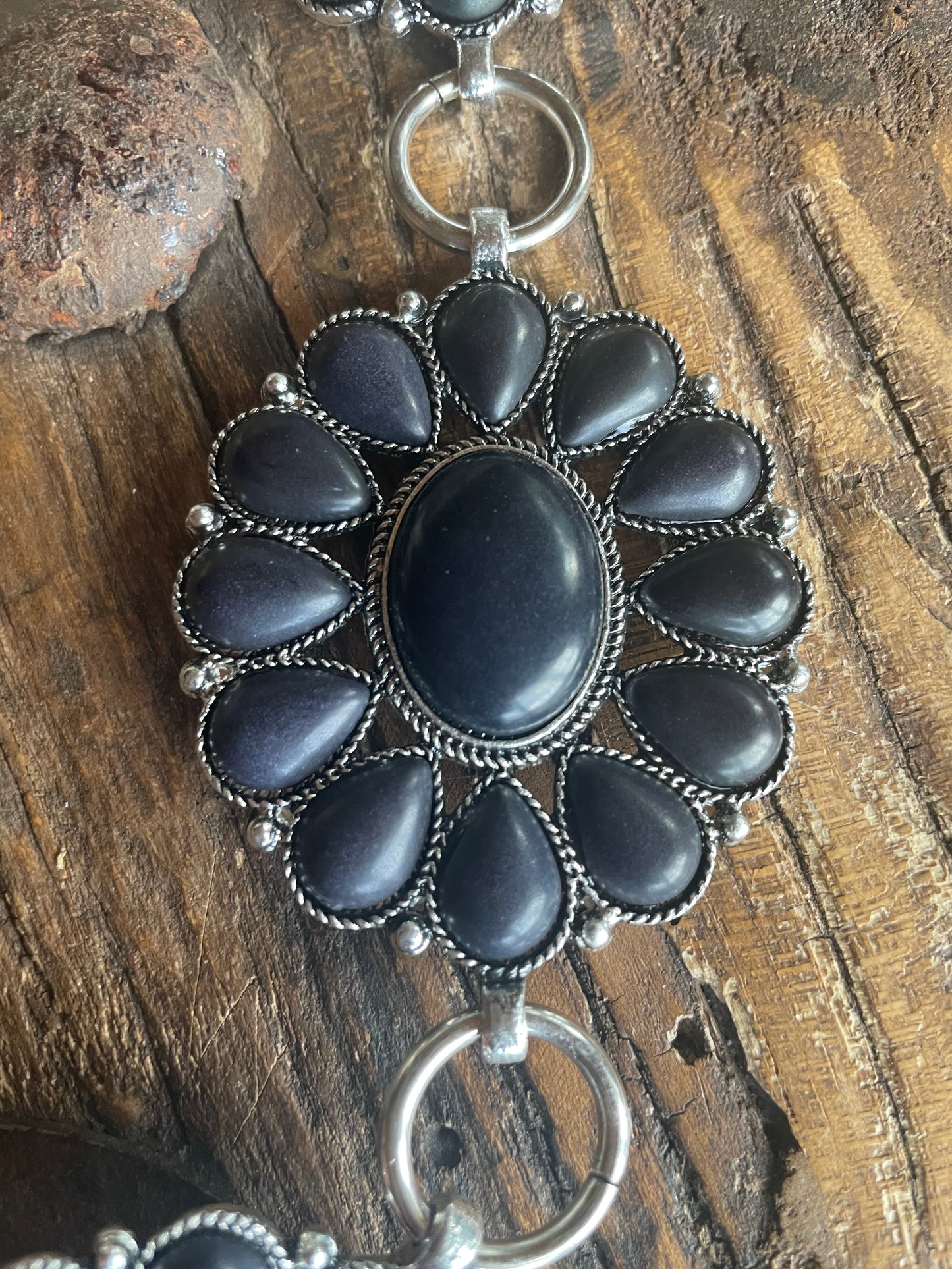 Black concho belt