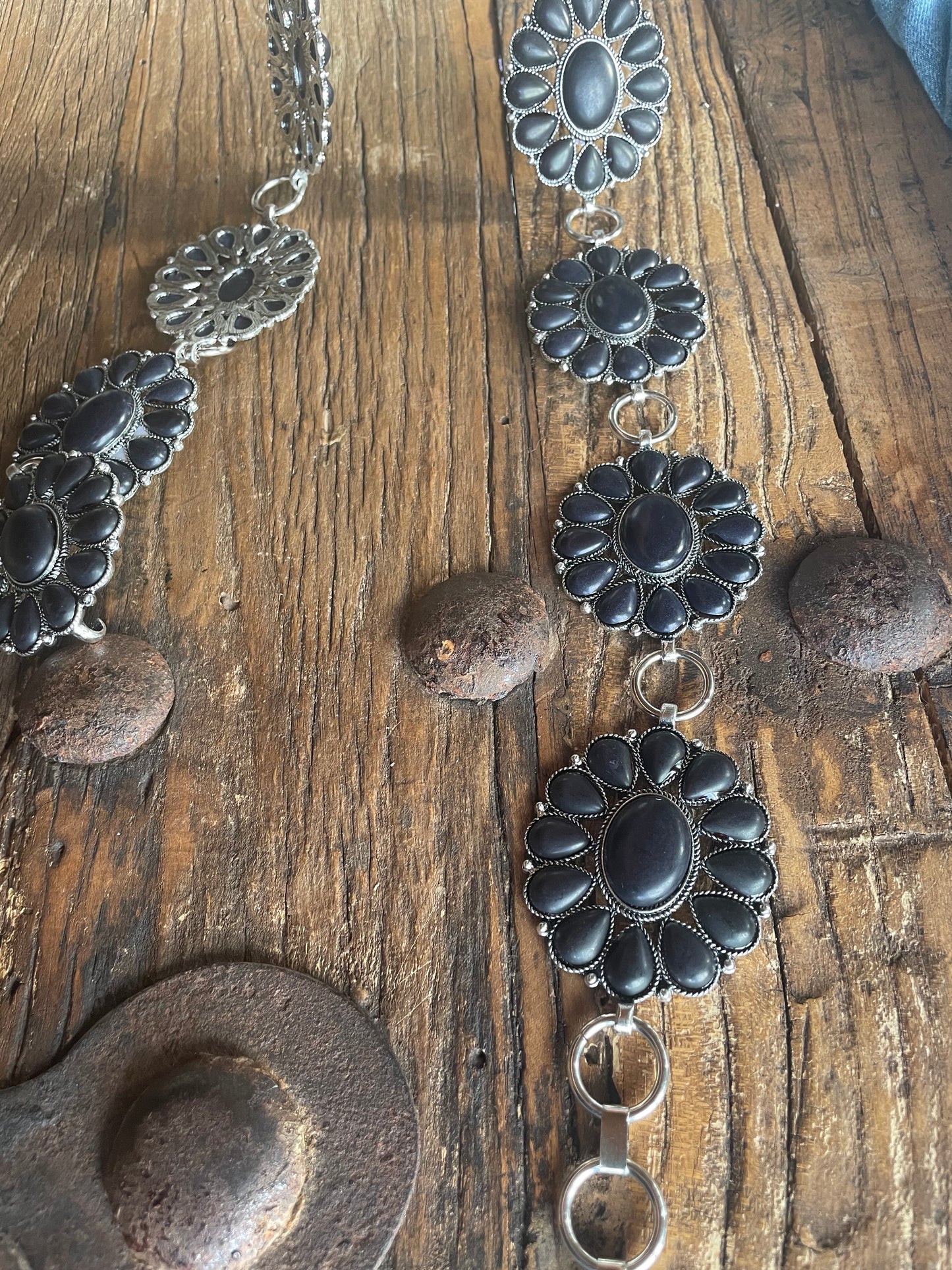 Black concho belt