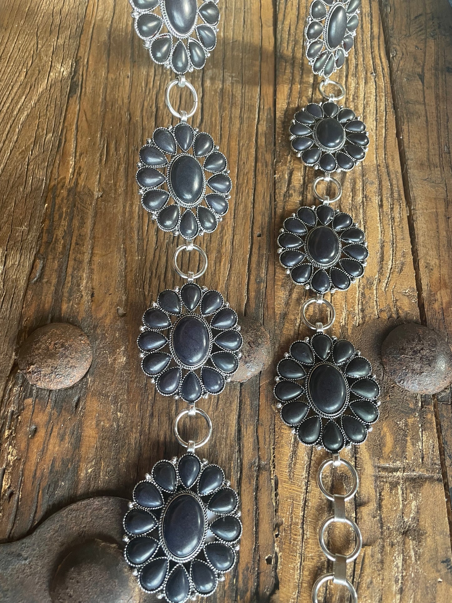 Black concho belt
