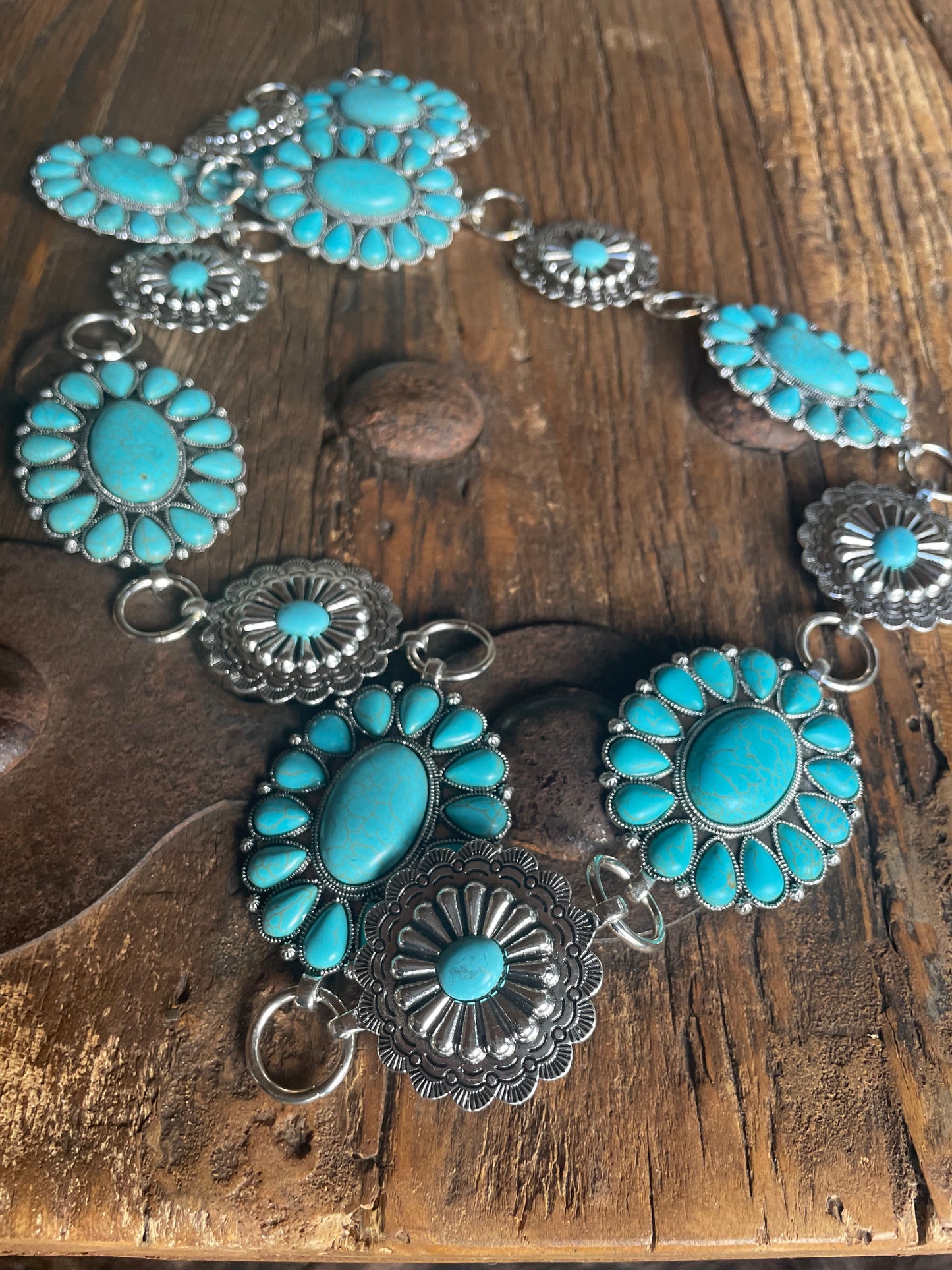 Turquoise Concho Belt