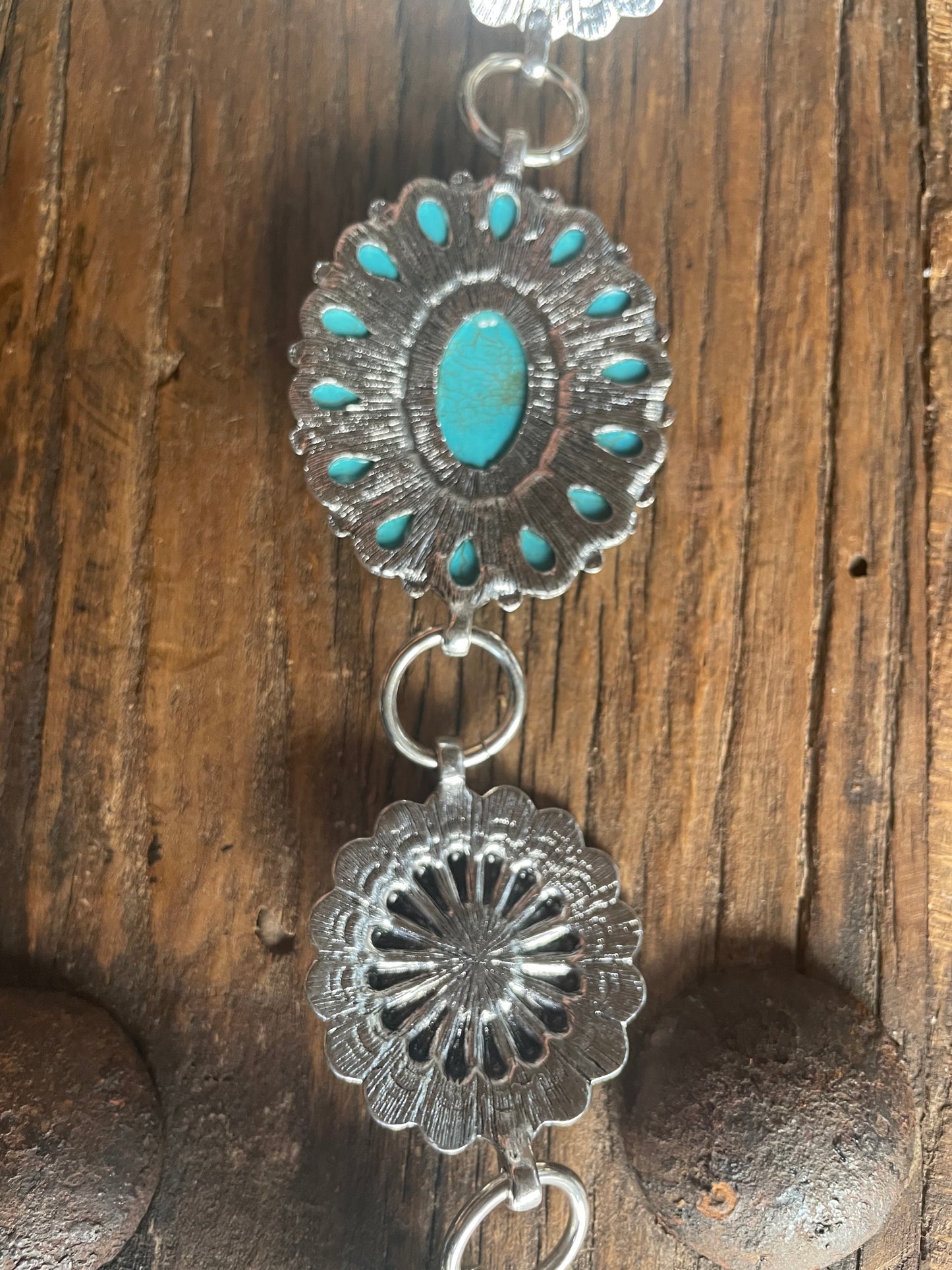 Turquoise Concho Belt