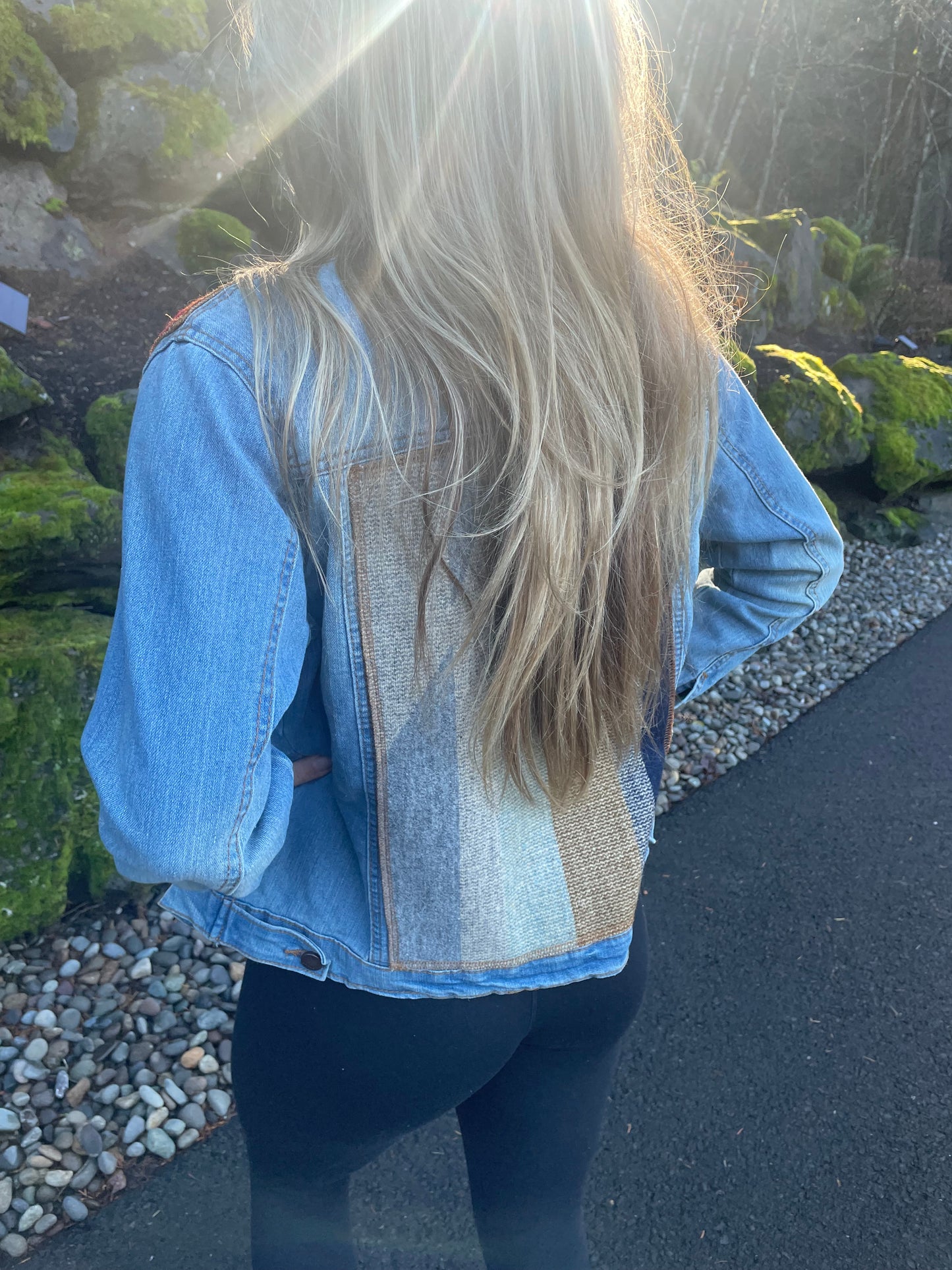 Denim Jacket with Pendleton Wool Accents