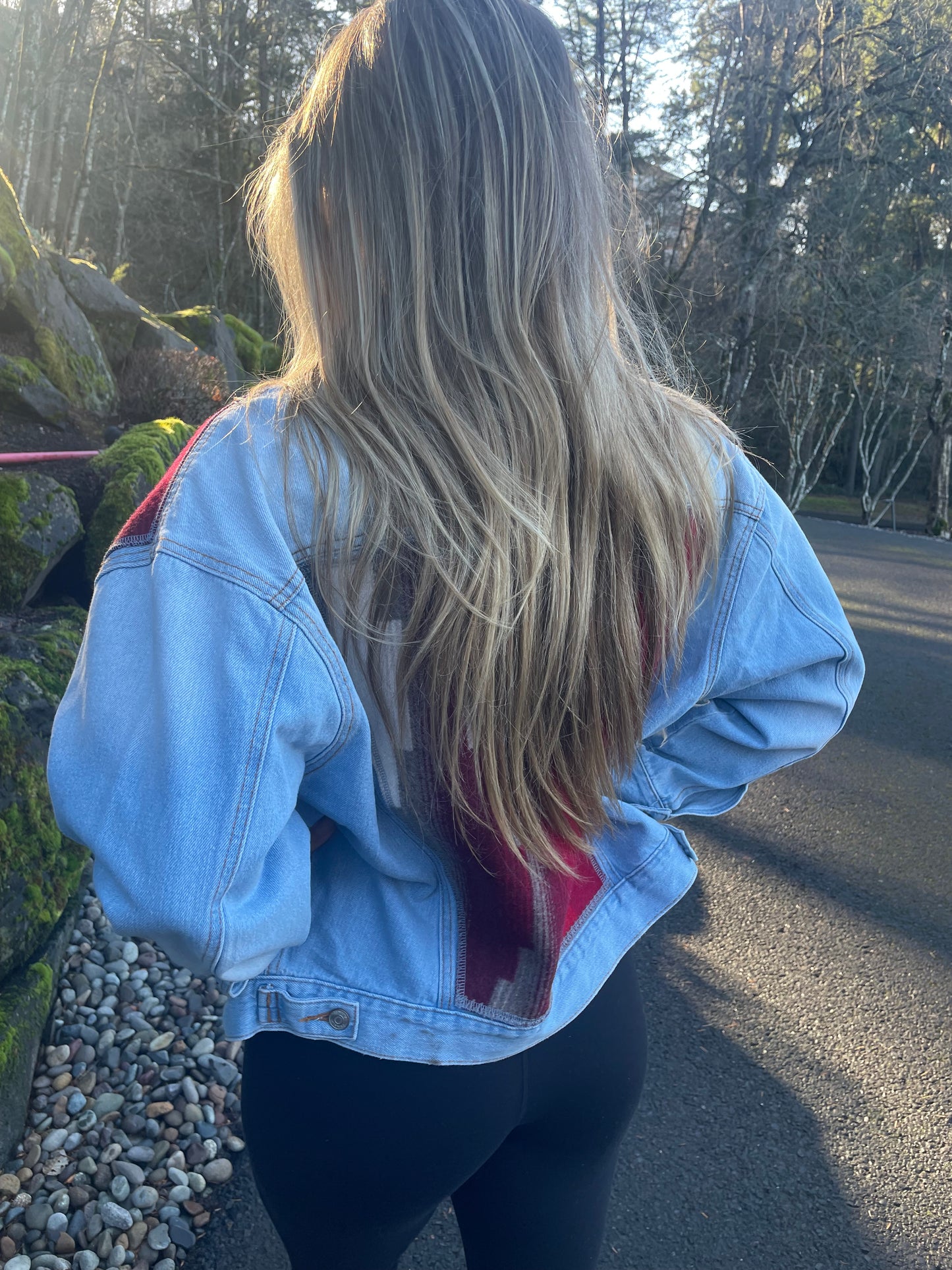 Denim Jacket with Pendleton Wool Accents