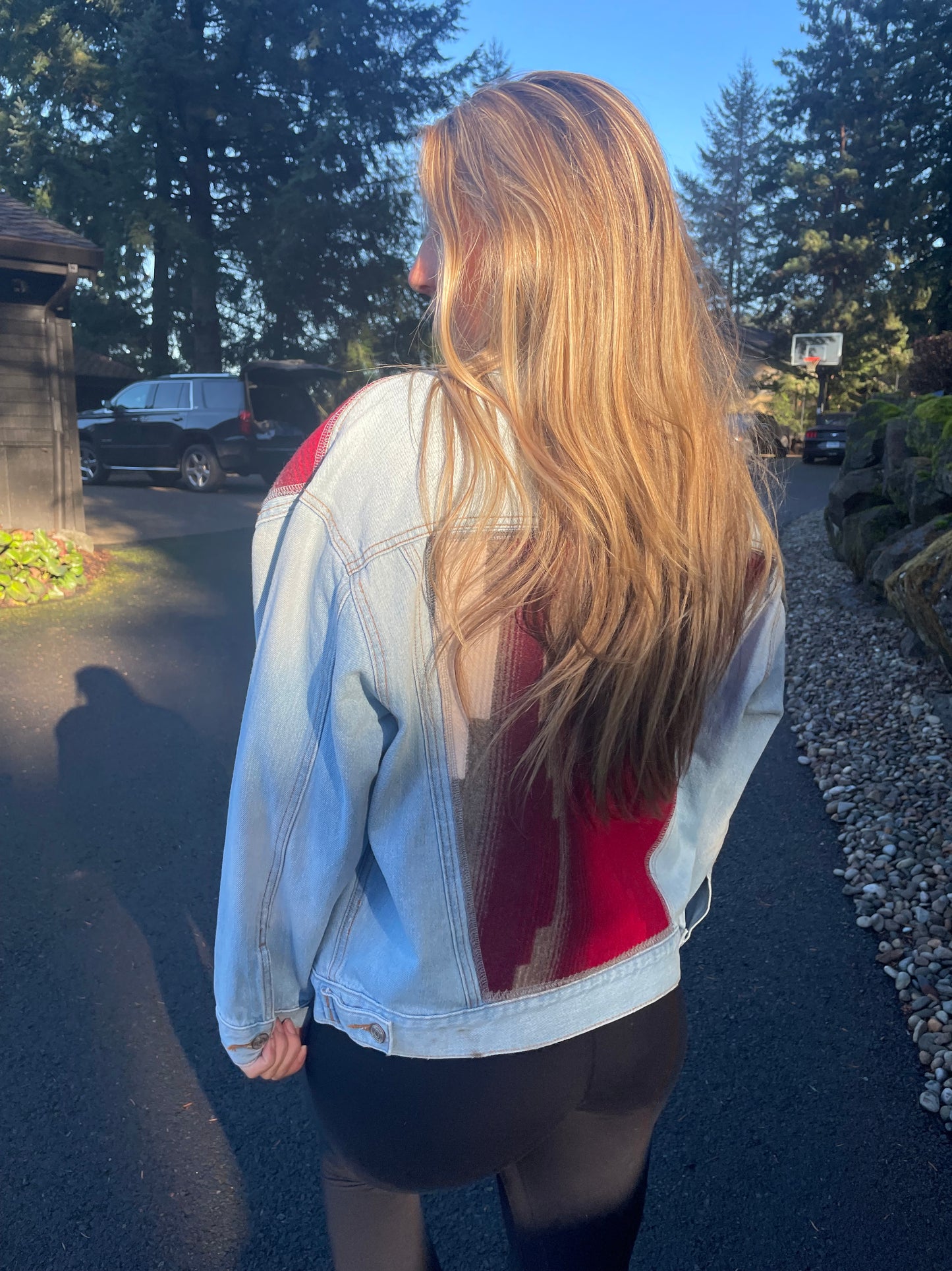 Denim Jacket with Pendleton Wool Accents