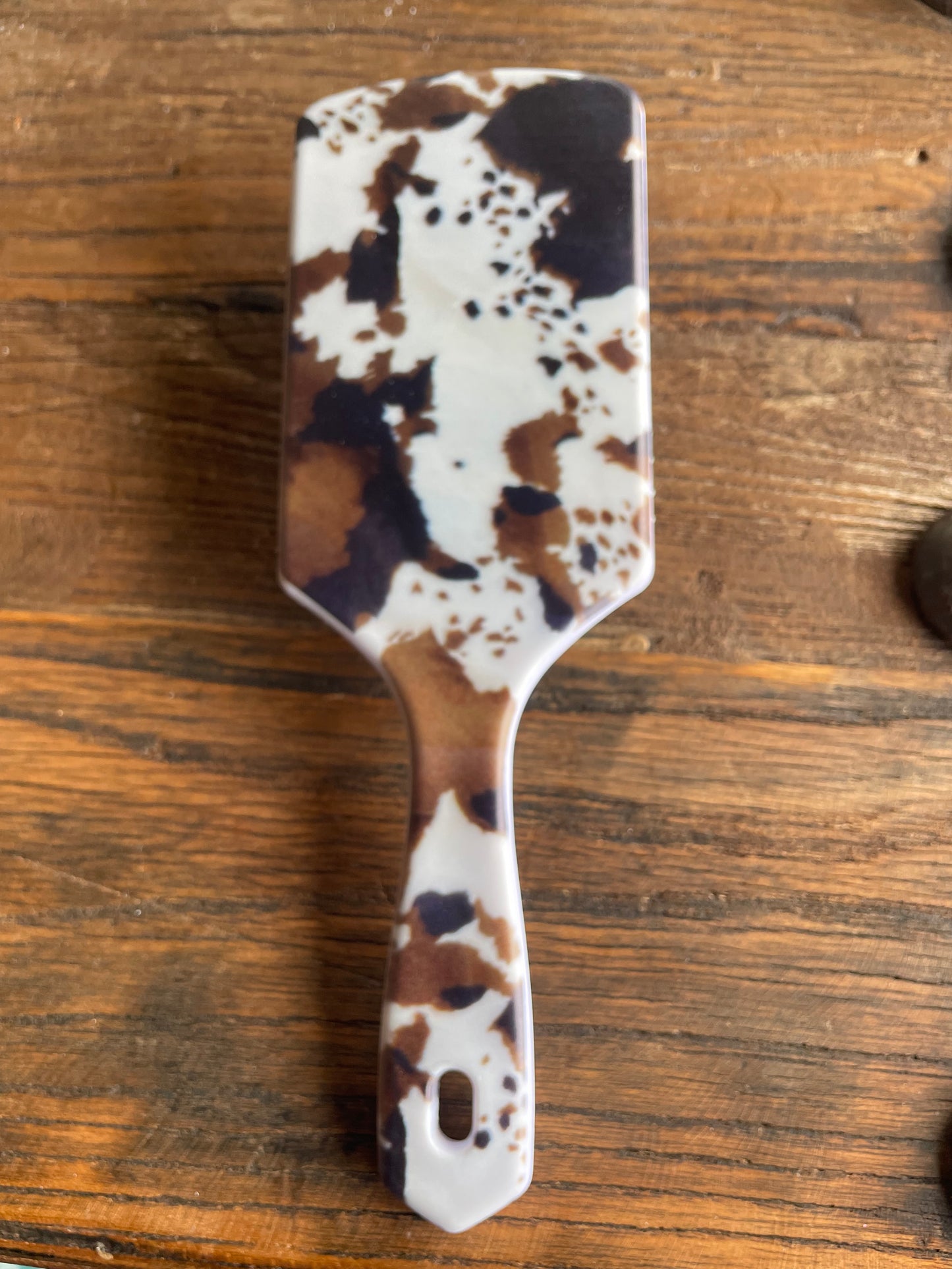 Western Print Hairbrush