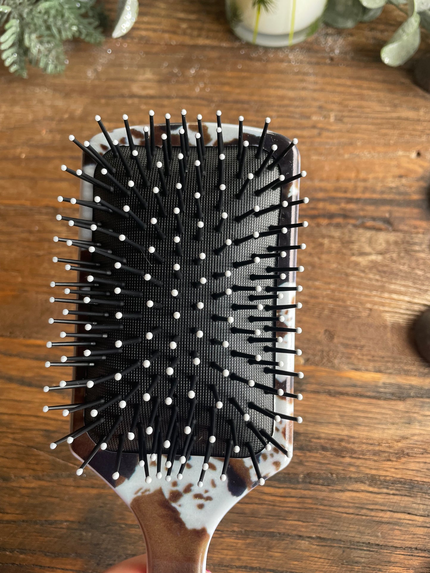 Western Print Hairbrush