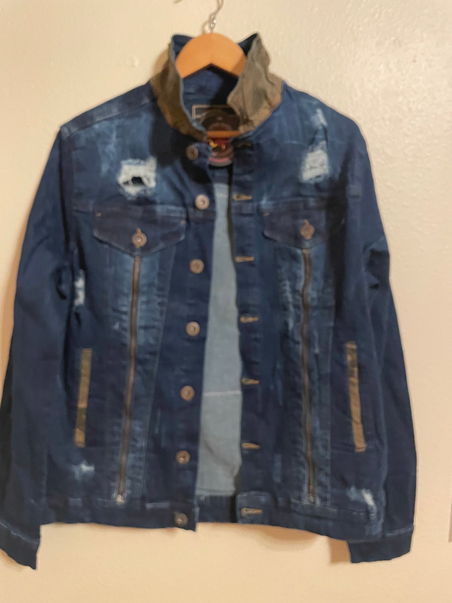 Go Wild West Denim jacket Distressed