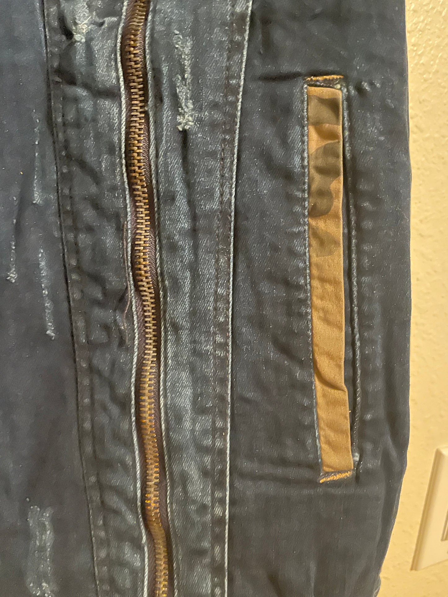 Go Wild West Denim jacket Distressed