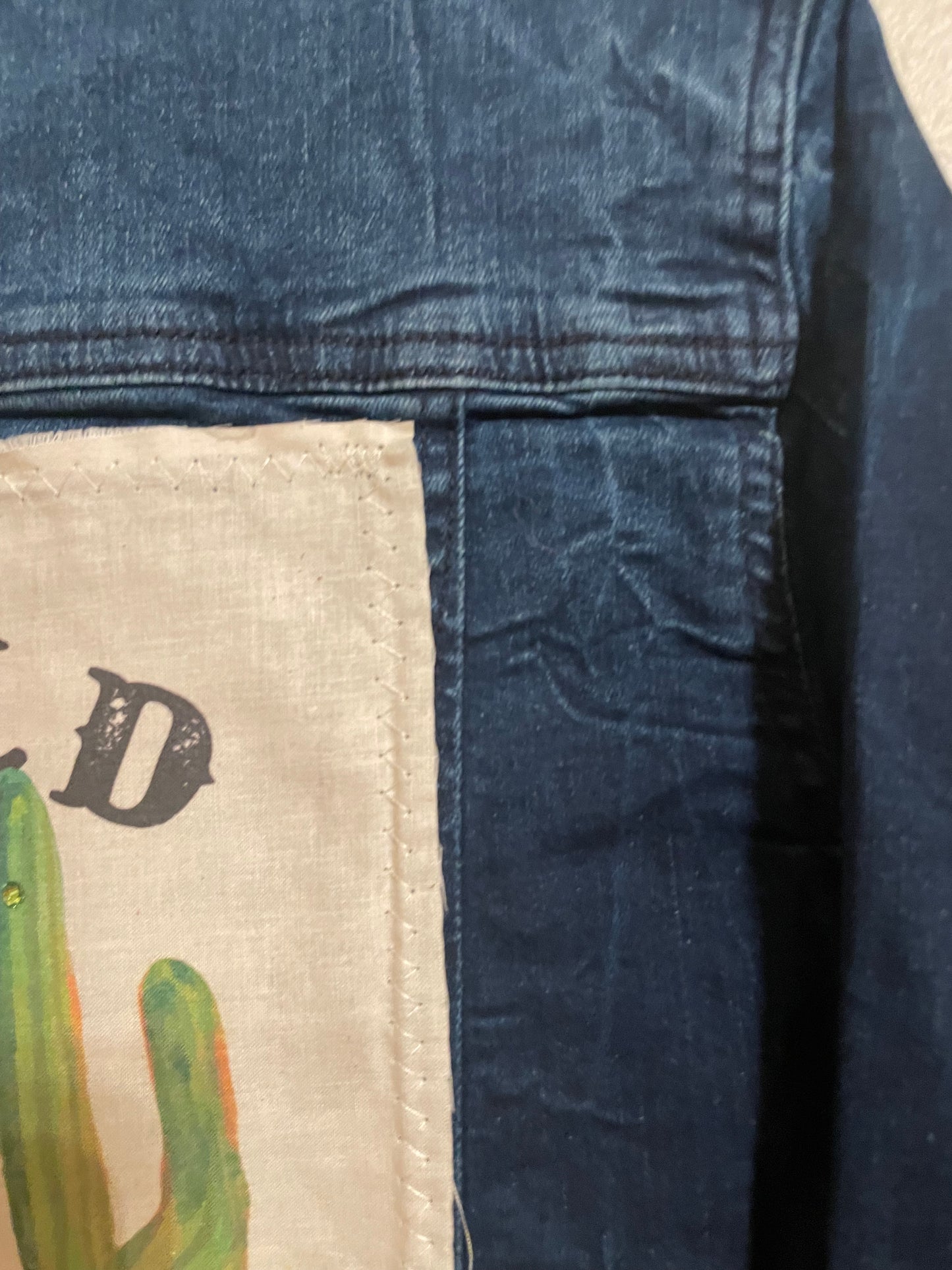 Go Wild West Denim jacket Distressed