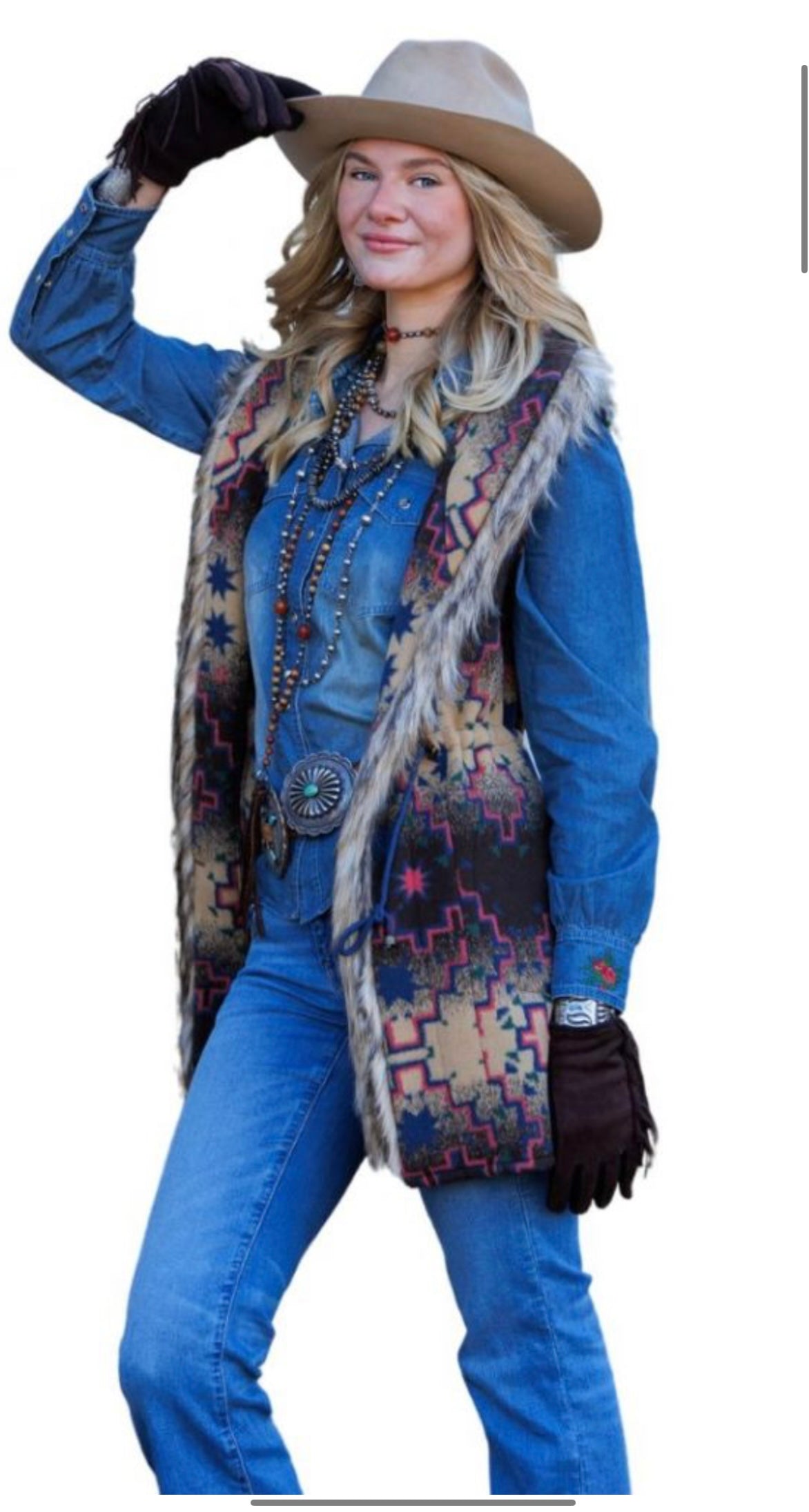 Joelle Vest by Tasha Polizzi