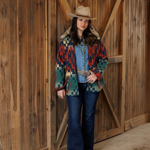Blue Ridge Shirt Jacket by Tasha Polizzi