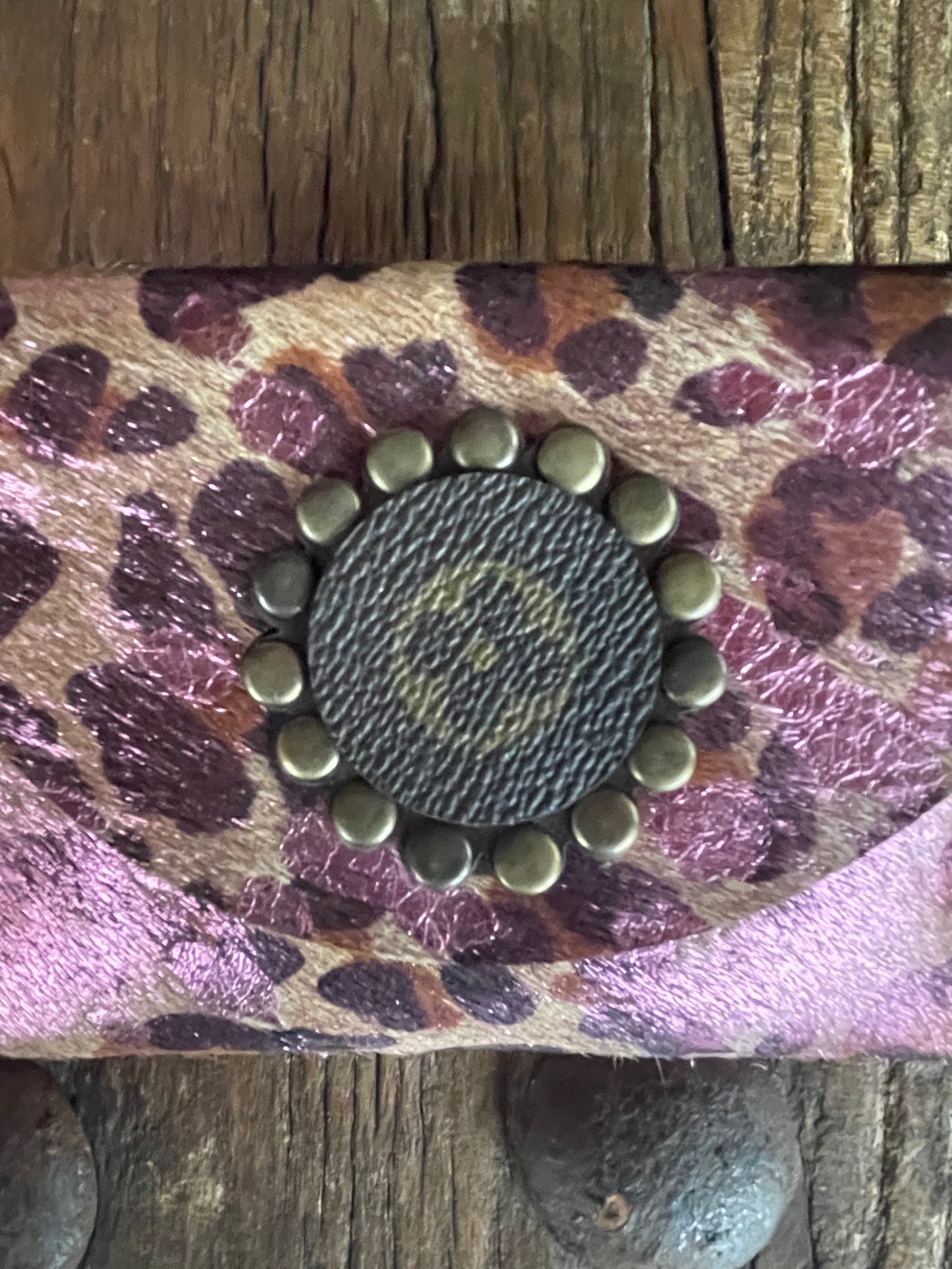 UPCYCLED Leather Hand wallet/purse