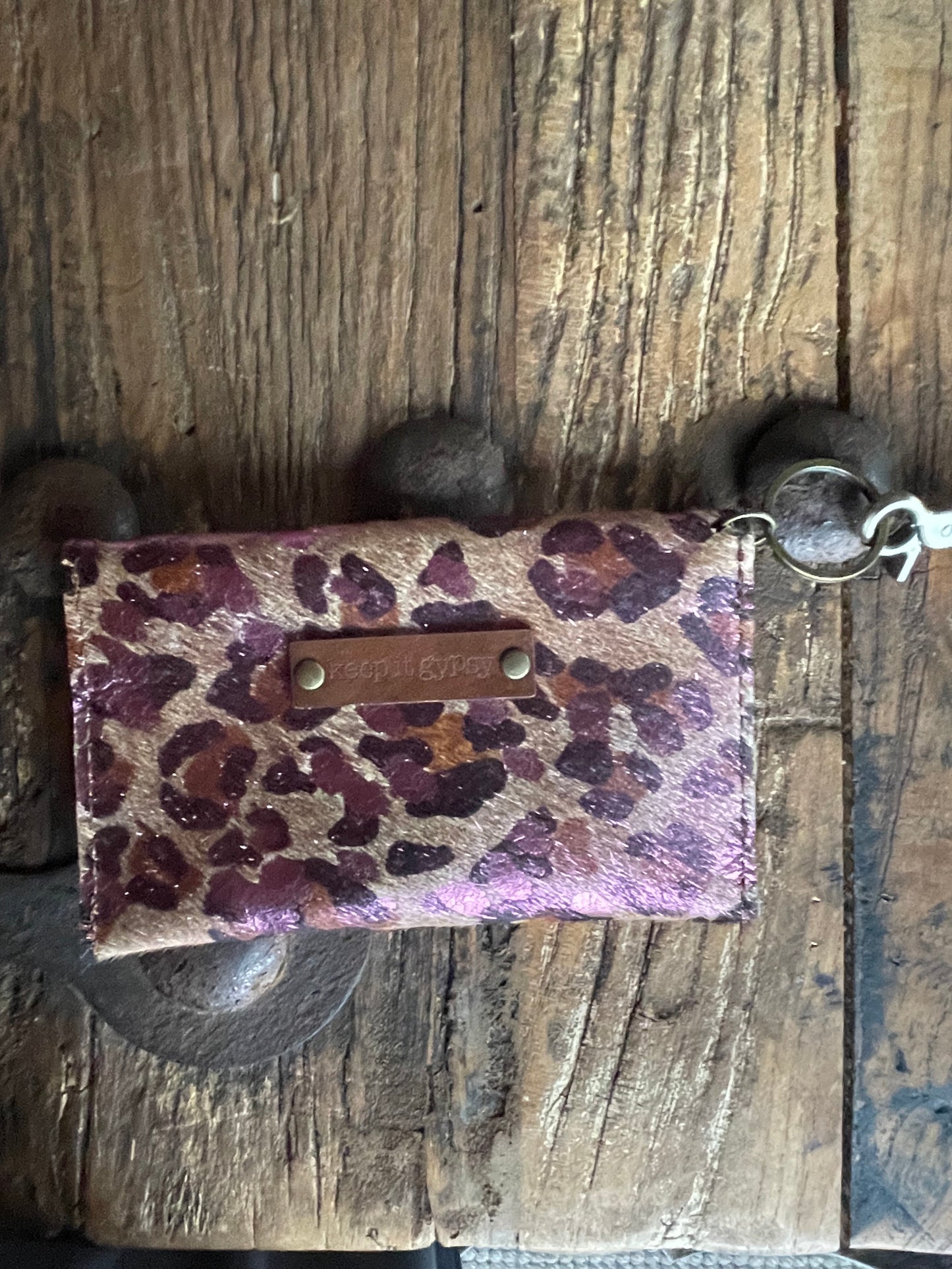 UPCYCLED Leather Hand wallet/purse