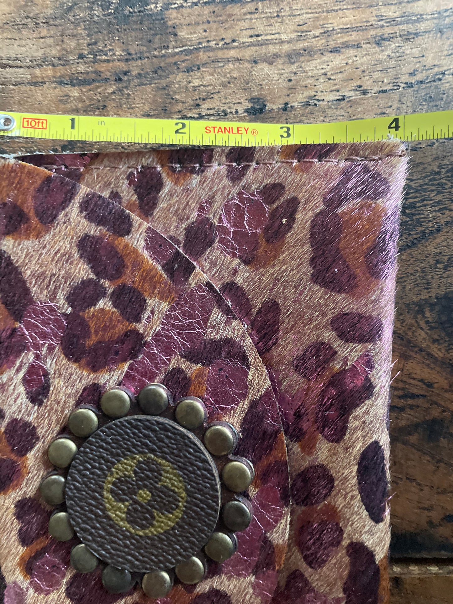 UPCYCLED Leather Hand wallet/purse