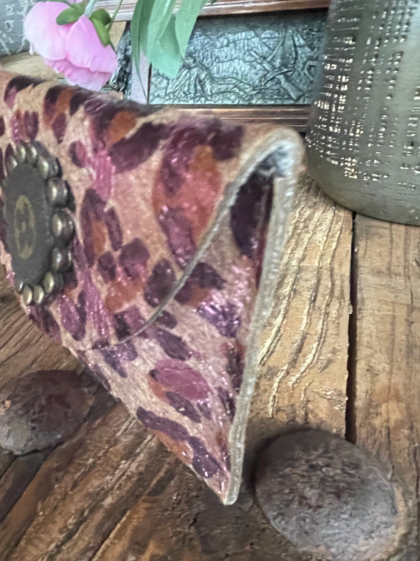 UPCYCLED Leather Hand wallet/purse