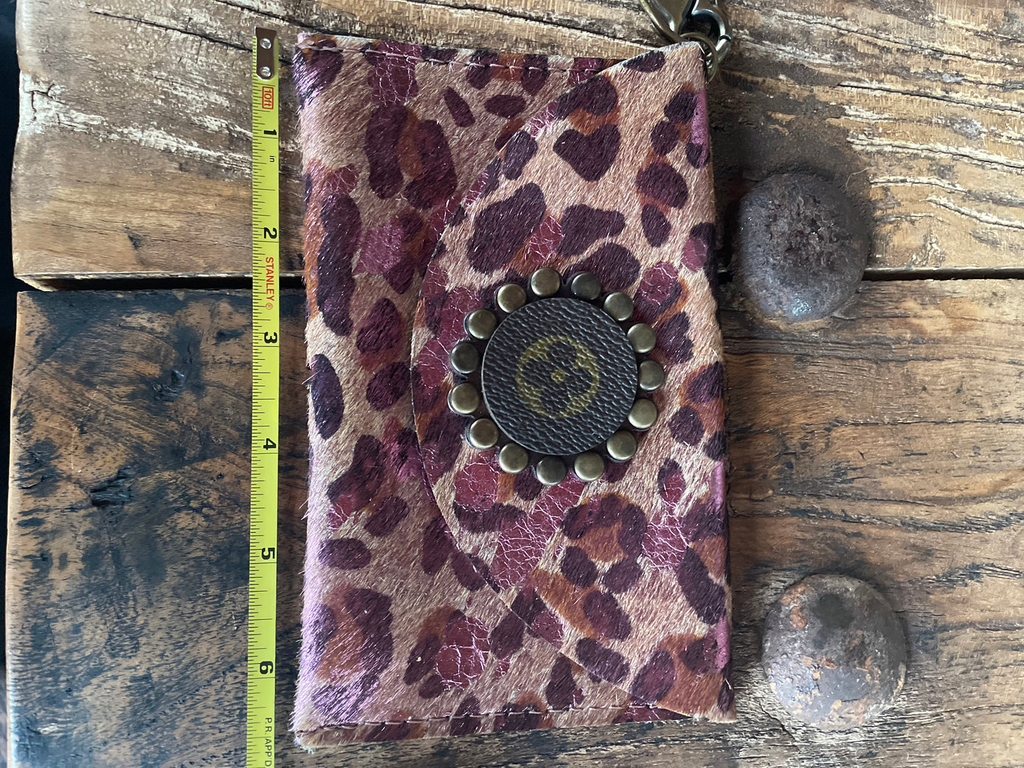 UPCYCLED Leather Hand wallet/purse