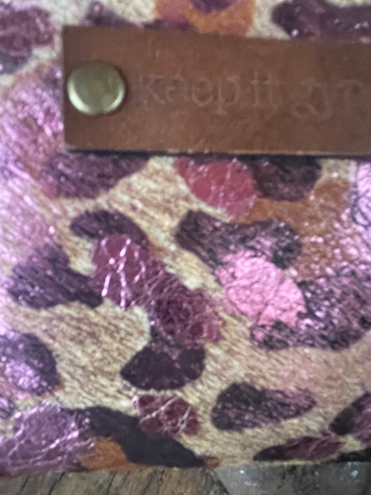 UPCYCLED Leather Hand wallet/purse