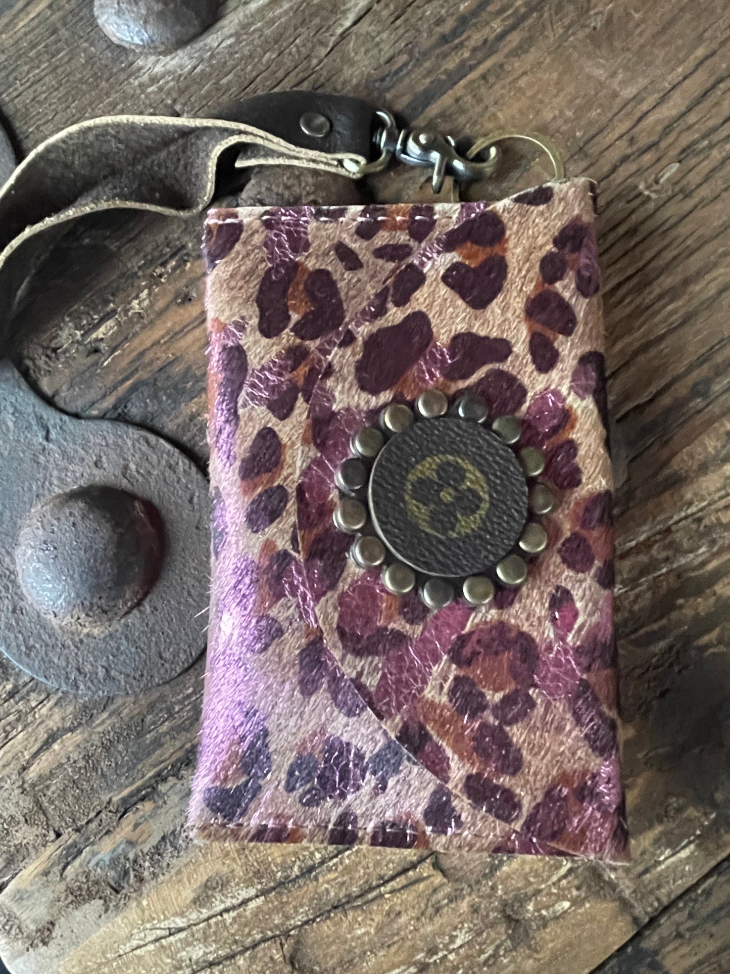 UPCYCLED Leather Hand wallet/purse