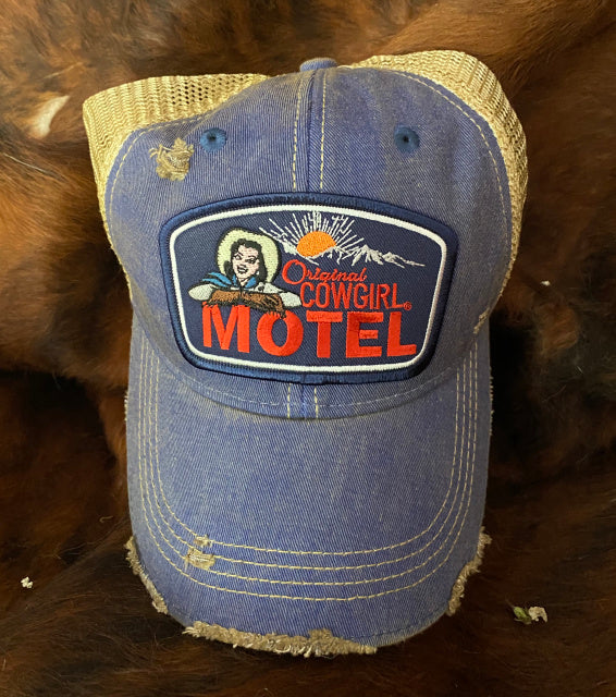 Original Cowgirl Motel, Distressed Hat