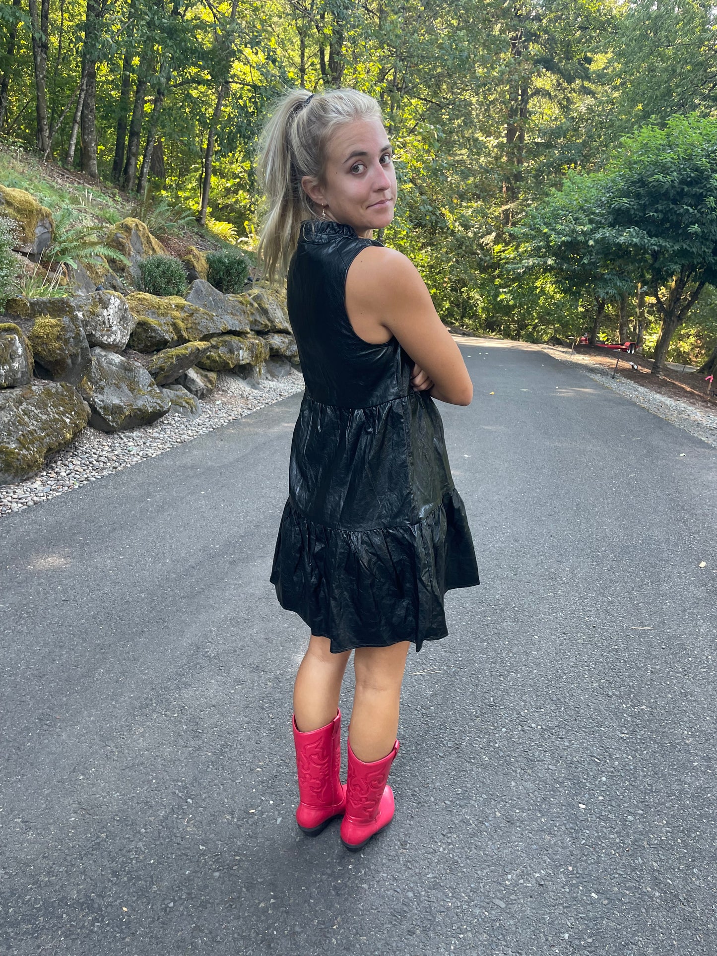 "Little miss Saturday night" Black Dress