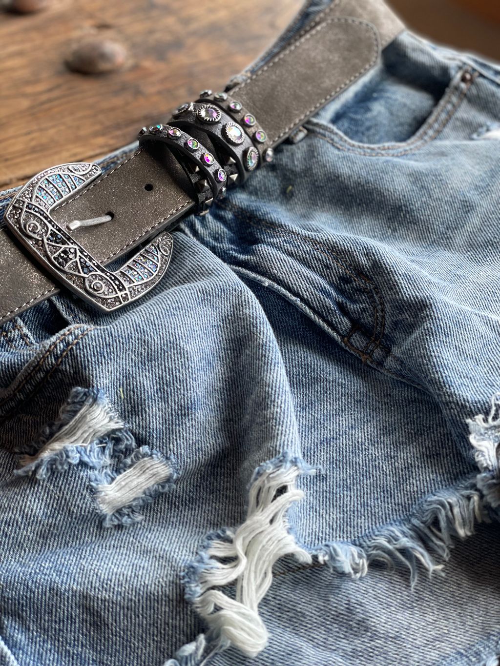 "The Rockstar" Genuine Leather Belt
