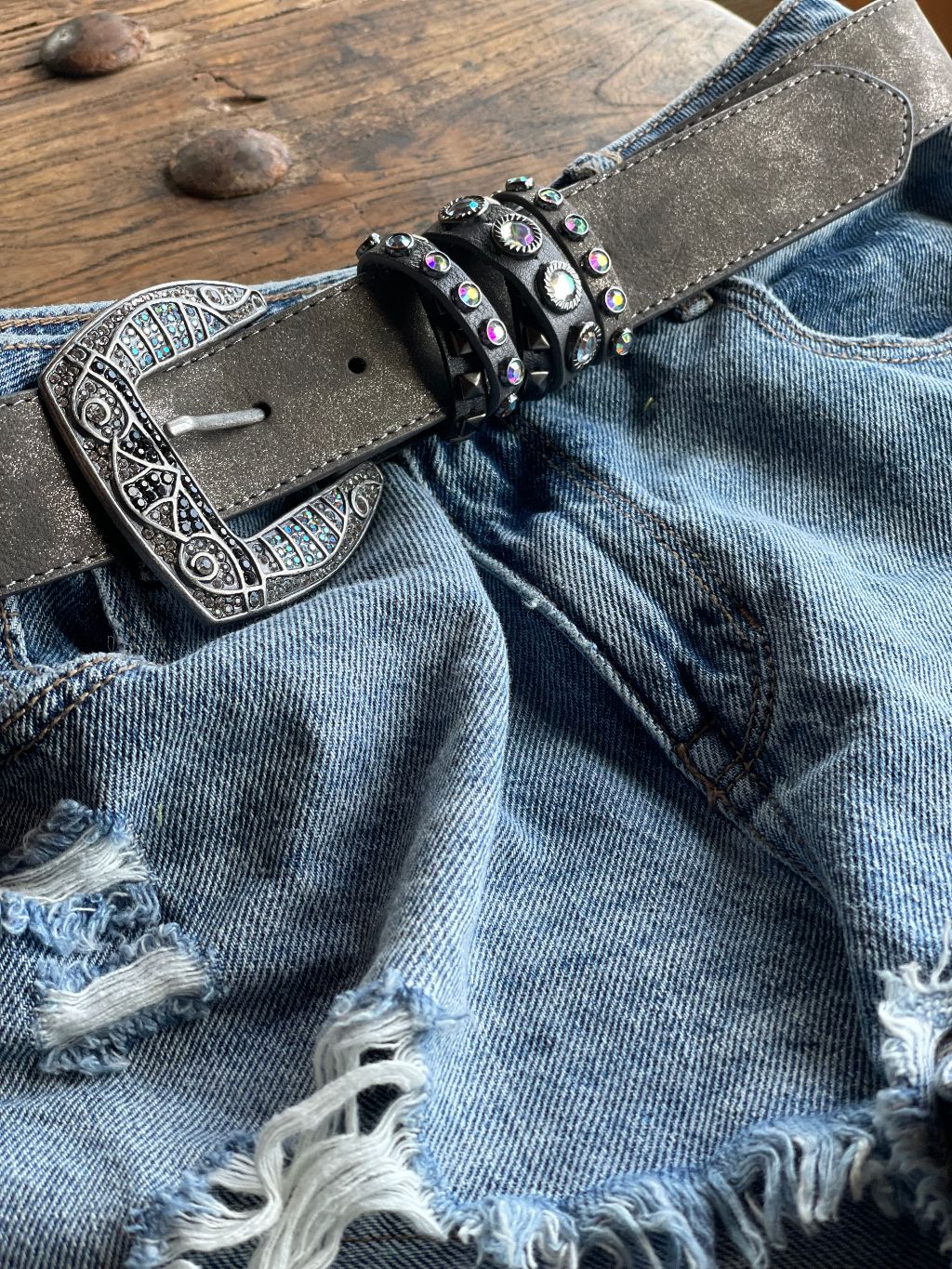 "The Rockstar" Genuine Leather Belt