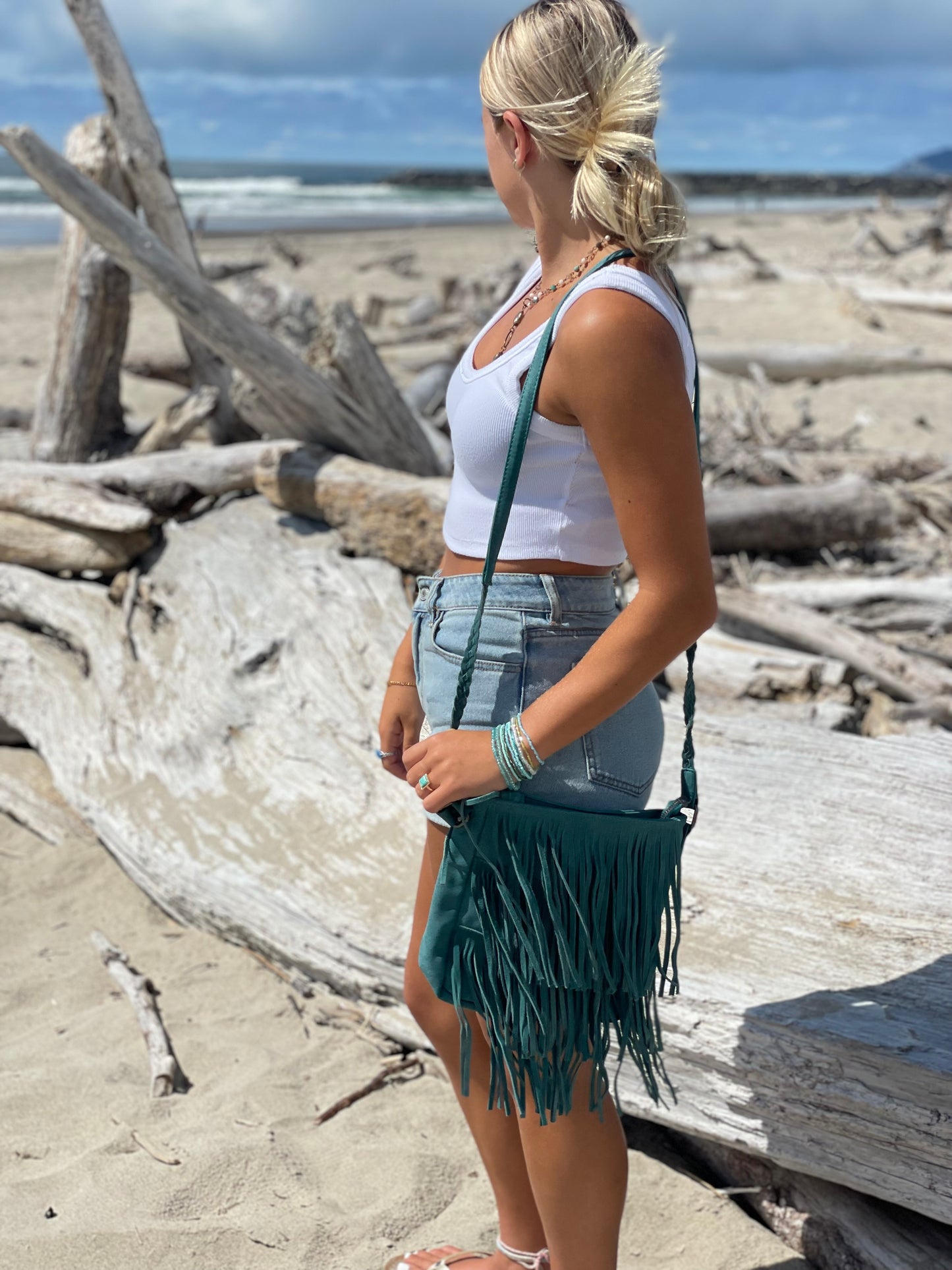 Wrangler Tiered Fringe Purse
