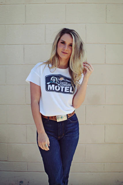 Original Cowgirl Motel Vintage, Graphic Tee Shirt
