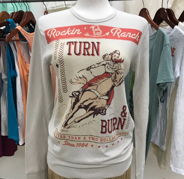 Turn & Burn Vintage Thermal Longsleeve