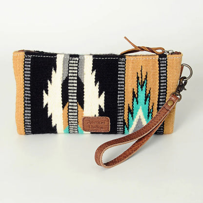 American Darling Hand Tooled, Saddle Blanket Crossbody Purse 344BA