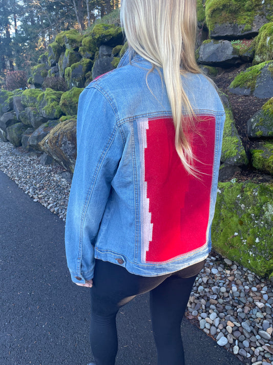 Denim Jacket with Pendleton Wool Accents