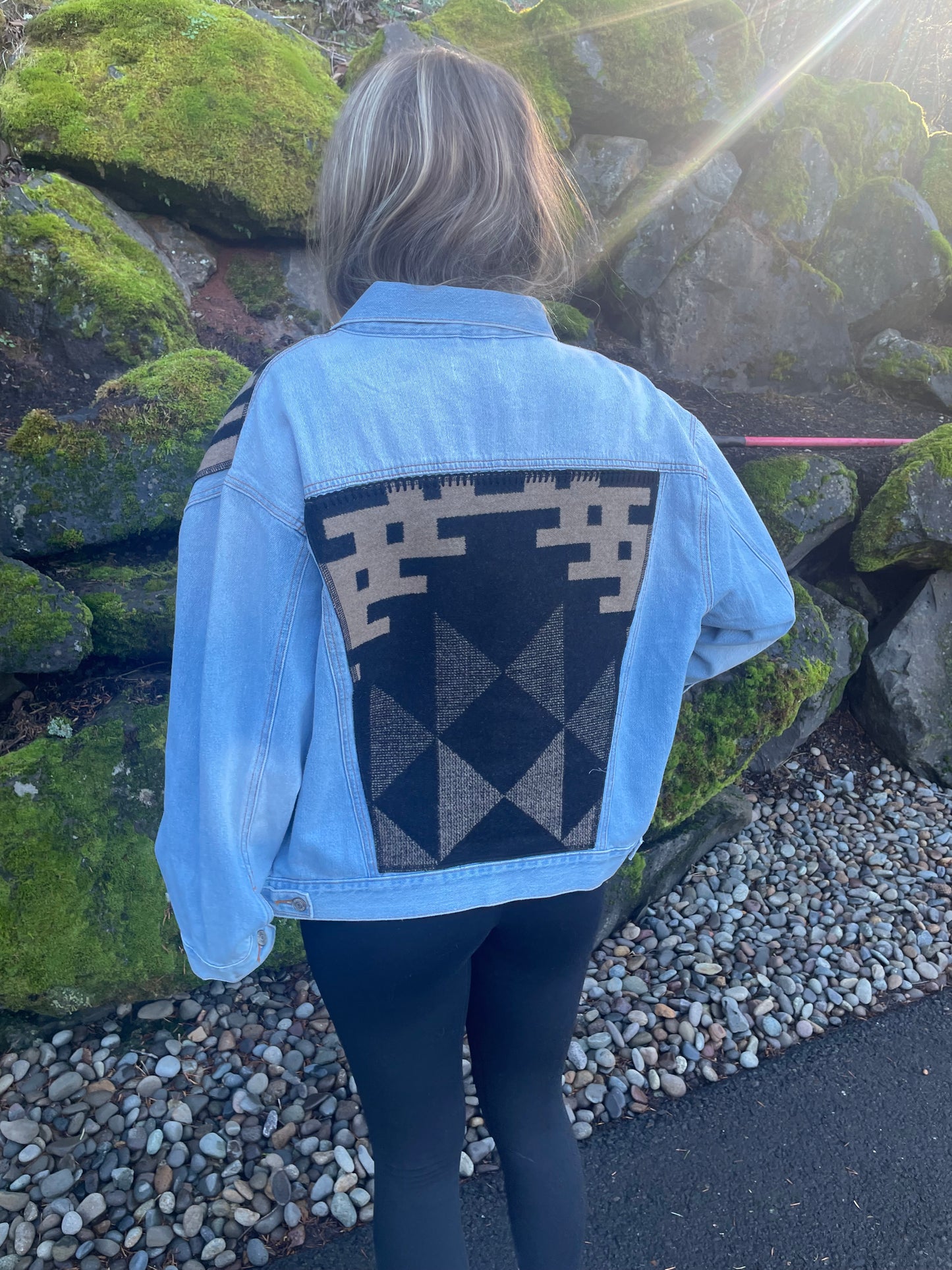 Denim Jacket with Pendleton Wool Accents