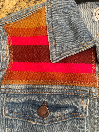 Denim Jacket with Pendleton Wool Accents