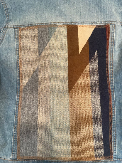 Denim Jacket with Pendleton Wool Accents