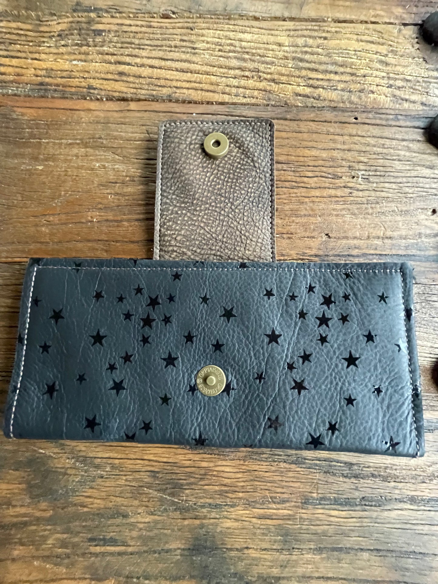 Leather Star Upcycled Wallet 🤩🤩
