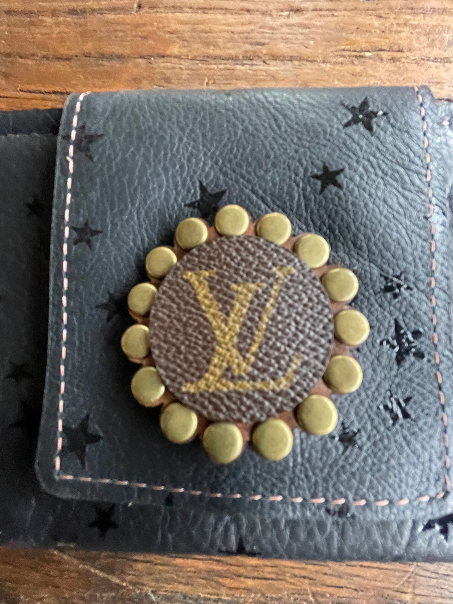 Leather Star Upcycled Wallet 🤩🤩