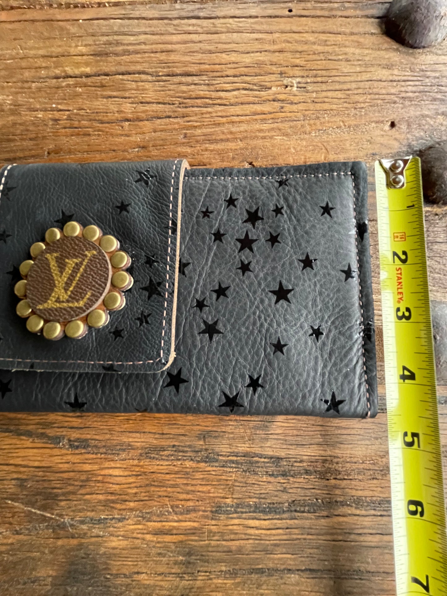 Leather Star Upcycled Wallet 🤩🤩