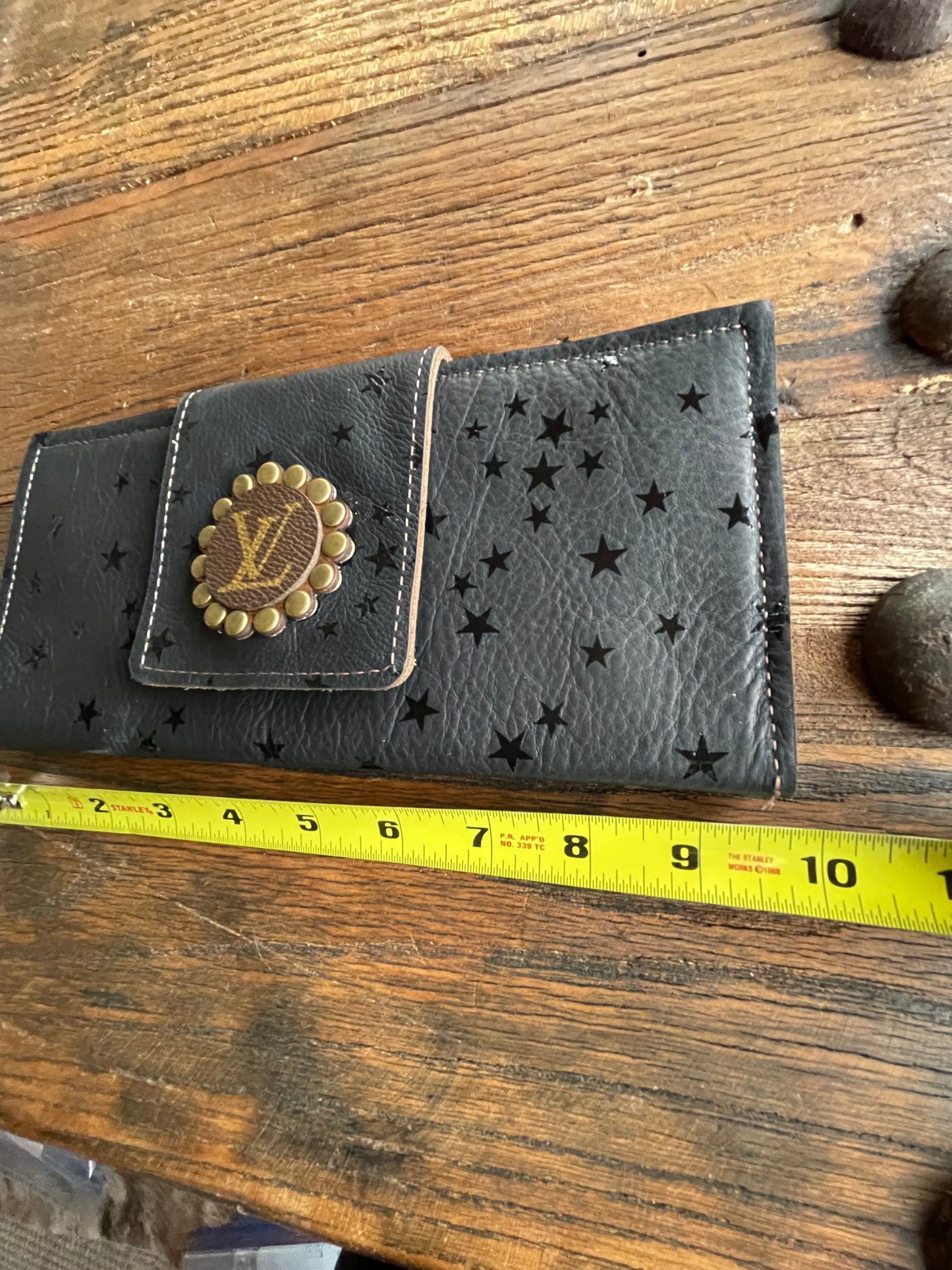 Leather Star Upcycled Wallet 🤩🤩