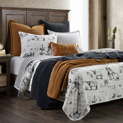 Western Reversible Quilt "Ranch Life"