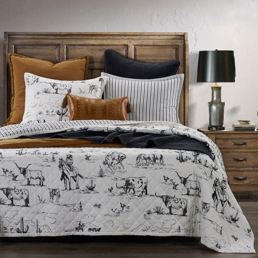 Western Reversible Quilt "Ranch Life"