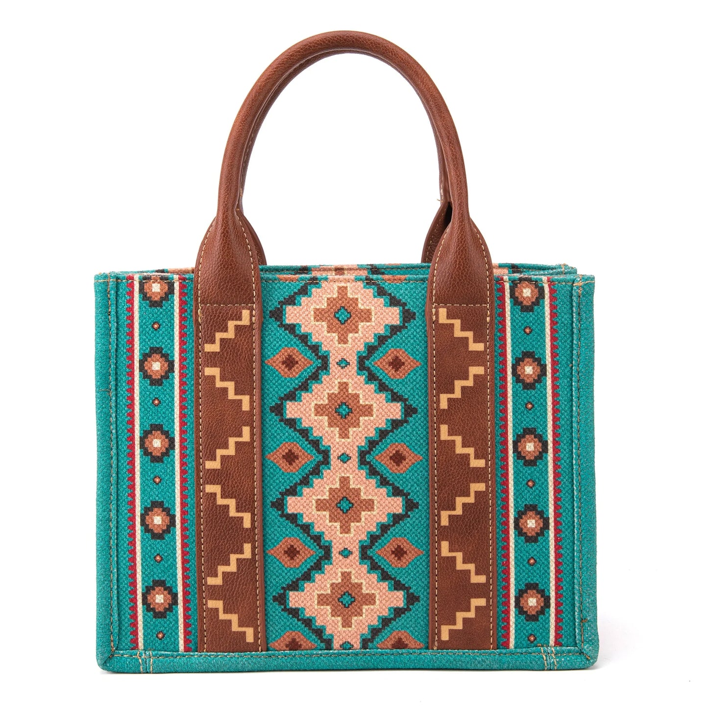 Wrangler Southwestern Print Crossbody in Turquoise