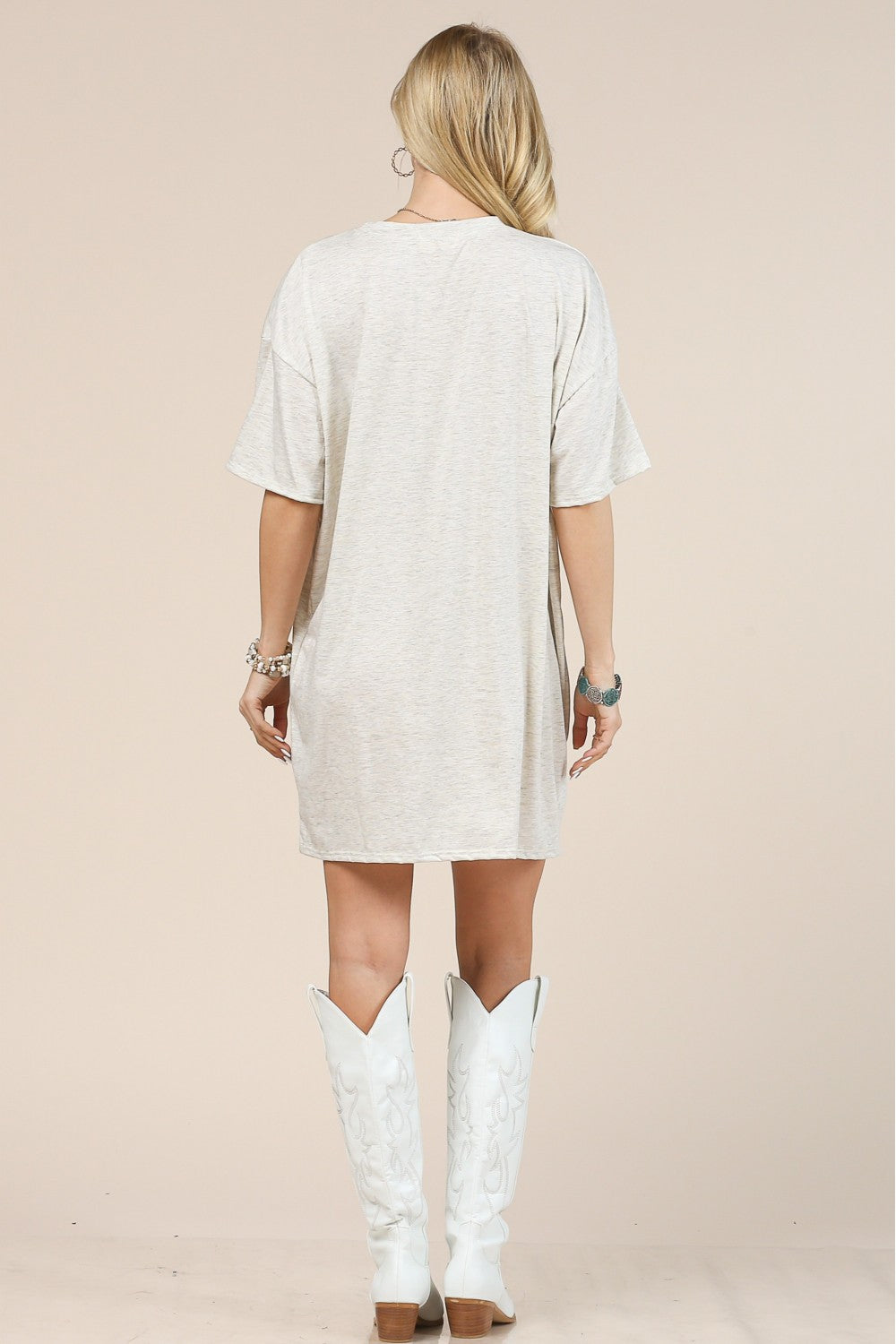 "My First Rodeo" Graphic  Shirt Dress