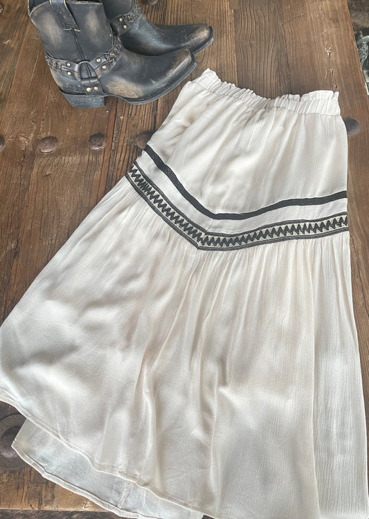 We LOVE this Fully Lined Long Skirt!