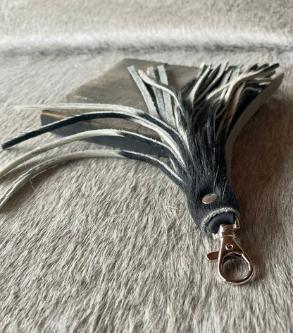 "Shake Your Tassels" Genuine Leather Cowhide Tassels , Perfect for Key Chains, Luggage Tags or Purses