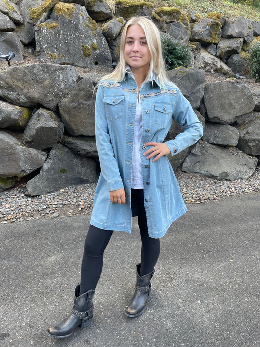 Denim Dress/Jacket by Tasha Polizzi