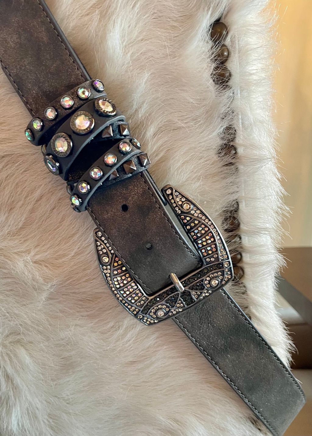 "The Rockstar" Genuine Leather Belt