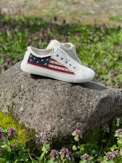 "Star Spangled" canvas shoes