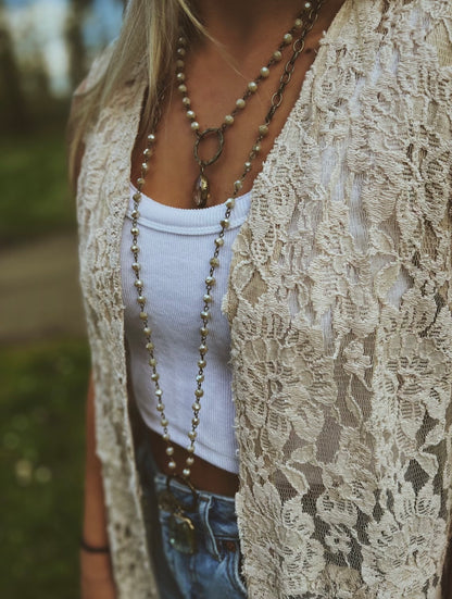 "The Shelby" Lace Duster